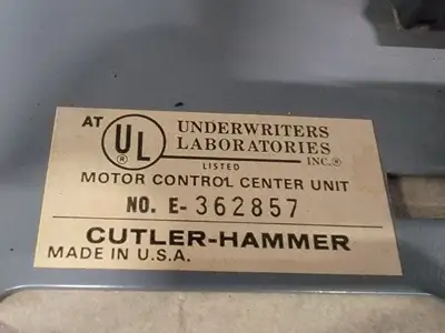MCC Unit 10 hp, NEMA 1