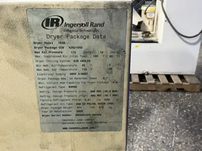Used 2008 INGERSOLL RAND TS3A Refrigerated Air Compressor Dryers Ohio US | HGR 24 #1456146