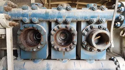 USED EMSCO F-500 TRIPLEX MUD PUMP