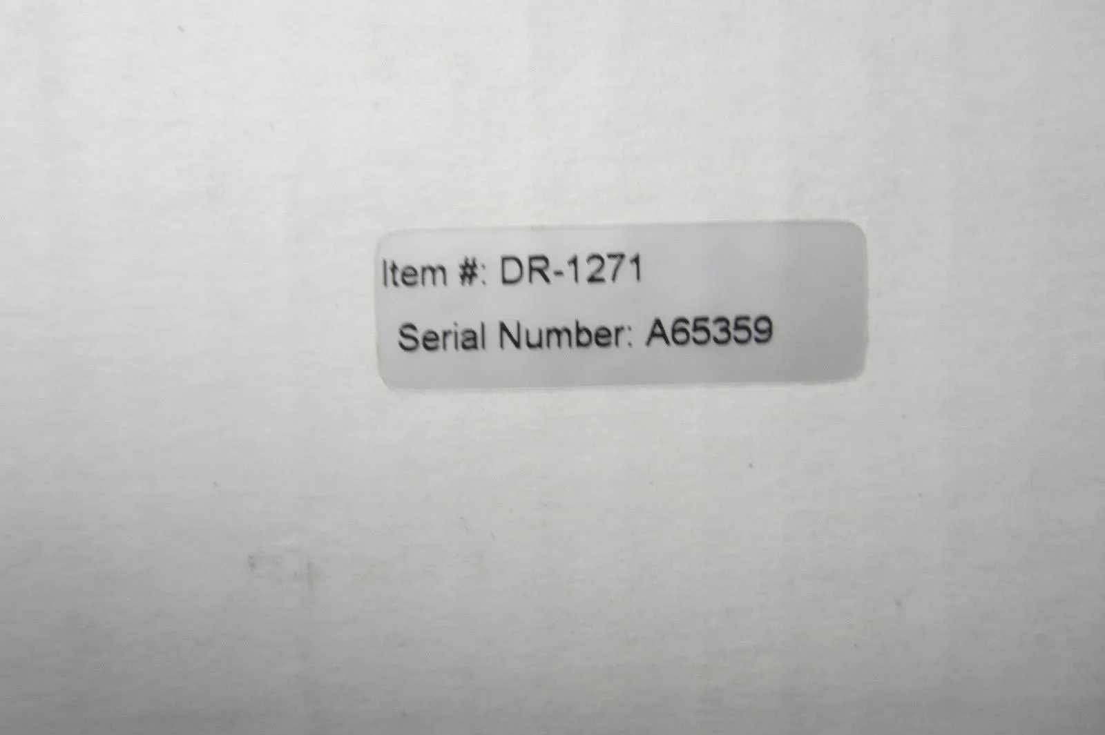 USED KOBOLD INSTRUMENTS DR-1271 FLOW METER DR1271