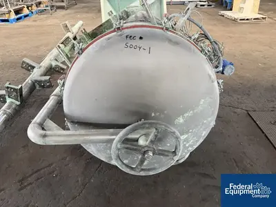 Used Processall 124 Cu Ft ProcessAll Plow Mixer Dryer, 304 S/S, Model 3500S Plow Mixers Ohio US | Federal Equipment Company #1337700