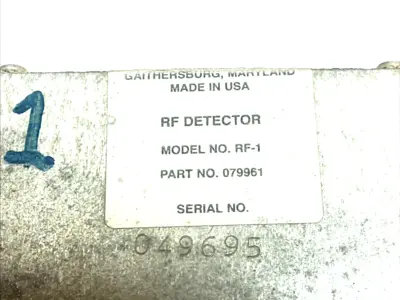 USED FUSION UV SYSTEMS RF DETECTOR MODULE RF-1