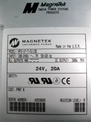 USED Magnetek HP3-1F-T-S1138