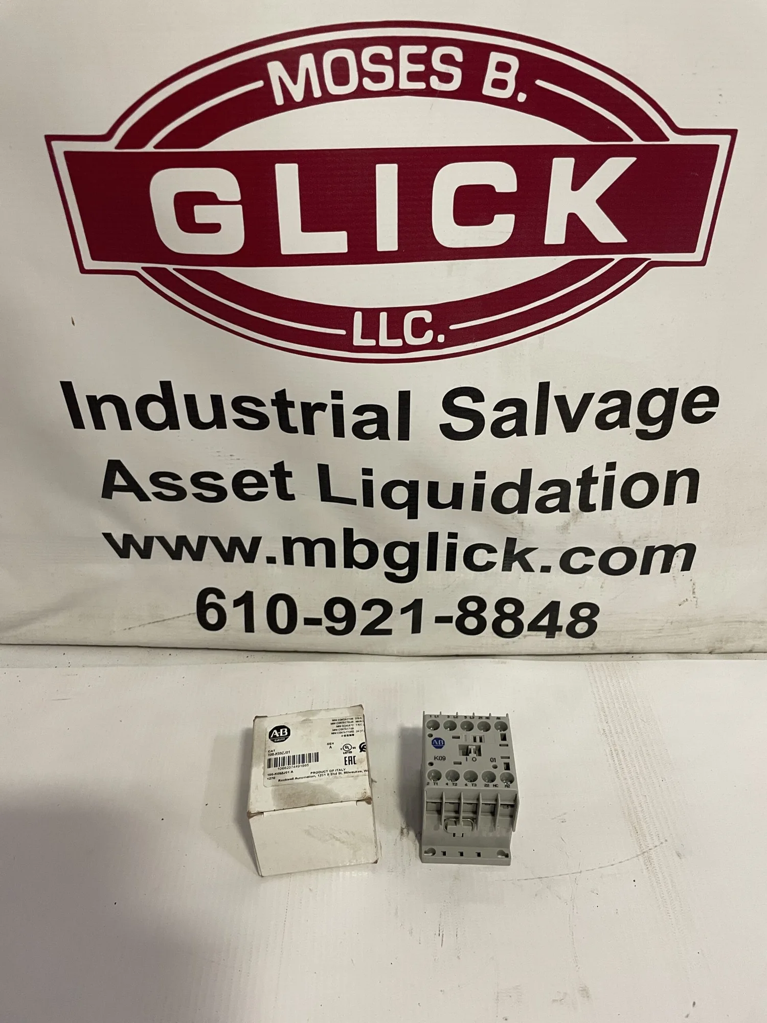 Allen-Bradley 100-K09ZJ01 Ser A Mini Contactor 24VDC 9A 3-Pole -NIB