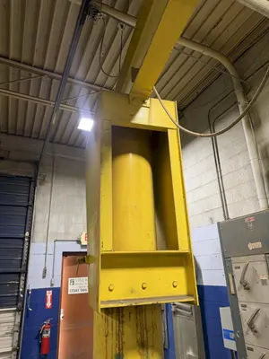 5 TON x 8' x 10' JIB ARM CRANE W/ 3 TON YALE HOIST: YOBRO #24982