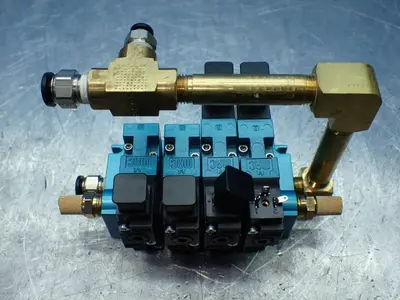 3pcs Pneumatic Lot, (2x)cpv10-ge-mp4, 45a-nad-ddaj-1kj