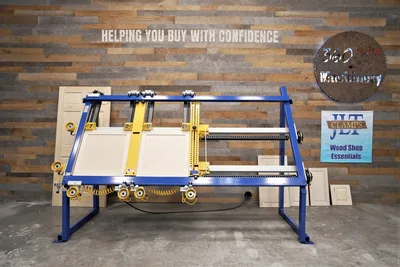 JLT #717C-CHBB Large Capacity Double Door Miter Door Clamp