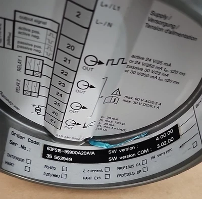 USED Endress+Hauser 63FS15-99900A20AIA