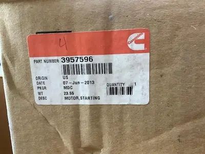 Cummins Starting Motor PN 3957596