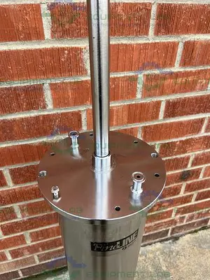 USED PHARMACIA  BIOTECH FINELINE 750/200 STAINLESS STEEL CHROMATOGRAPHY COLUMN