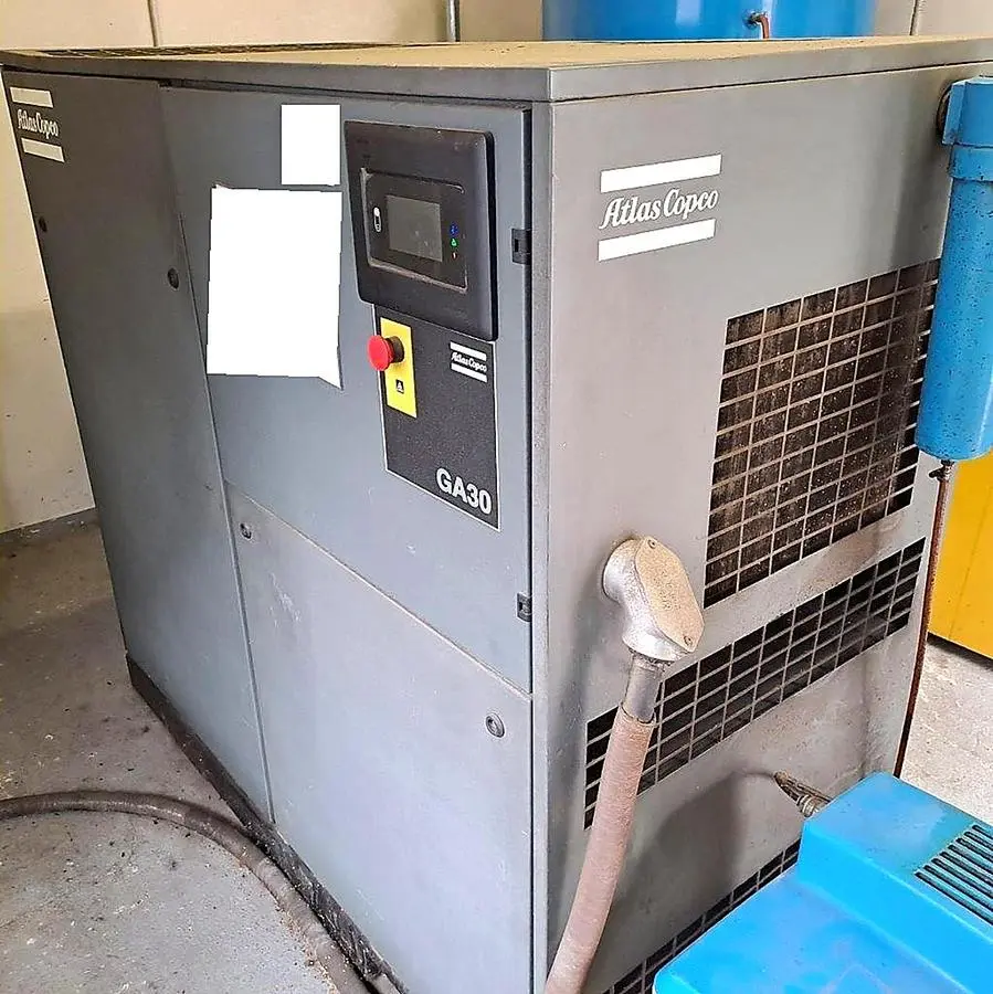 Used 1998 ATLAS COPCO GA 30 Rotary Screw & Sliding Vane Air Compressors CZ | Amaron s.r.o. #1700267