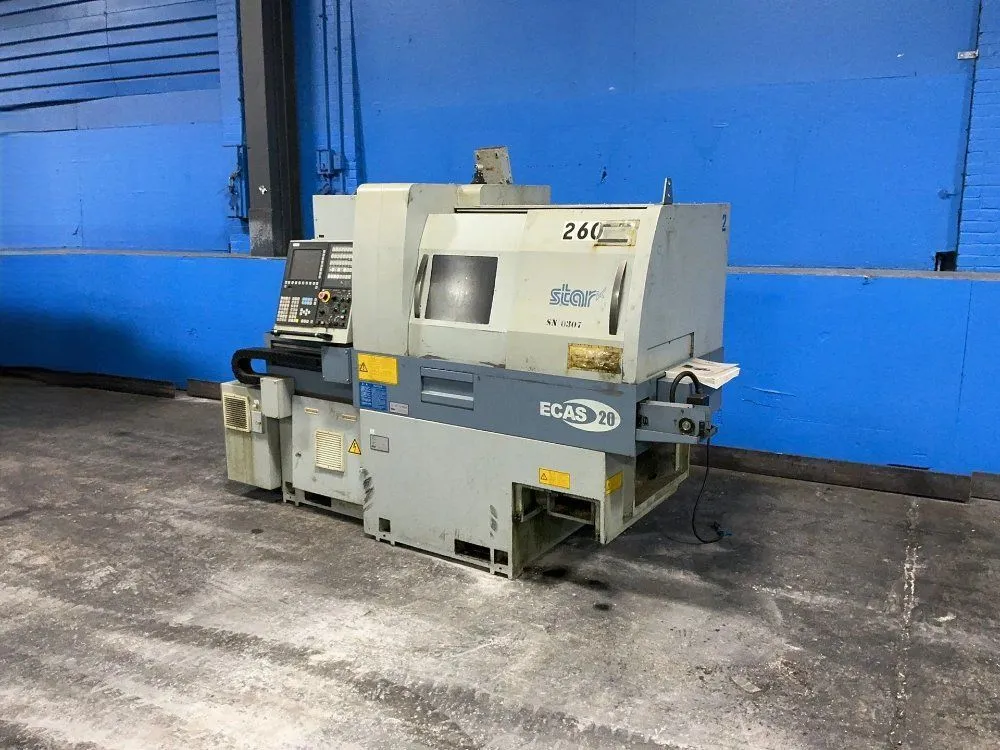 Used 2005 STAR ECAS20 Swiss Type Automatic Screw Machines Ohio US | HGR 24 #1229525