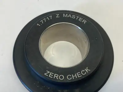 USED ZERO CHECK 1.7717 CLASS Z MASTER BILATERAL TOLERANCE FLANGE STEEL RING