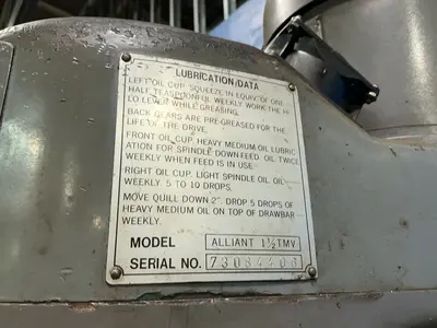 Used 1984 ALLIANT ALLIANT 11/TMV Vertical Mills Ohio US | HGR 24 #1314161