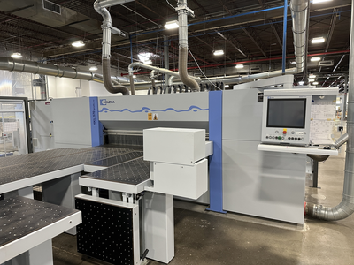 Homag CNC Angular Saw System w/ Automatic Loading & Unloading