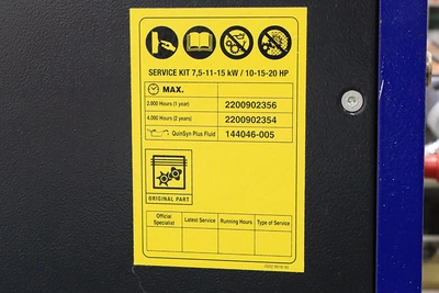 Used 2018 Quincy QCS-10, 10 HP, Rotary Screw Rotary Screw & Sliding Vane Air Compressors New Jersey US | Machinery Values #1460700