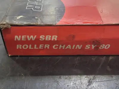 Riveted Roller Chain ANSI 80, 10FT, 1" Pitch