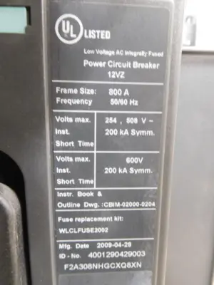 Used Siemens WLF2A308 Circuit Breakers Ohio US | Equipment Recovery Corp. #1330568