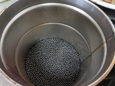 5/8" diameter Polished Steel Ball Mill Media, 11,200 pounds