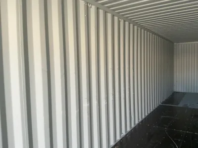 2026 40’L x 8’W x 9’ 6”T High Cube Shipping/Ground Container, swing doors on one end and four sets o...
