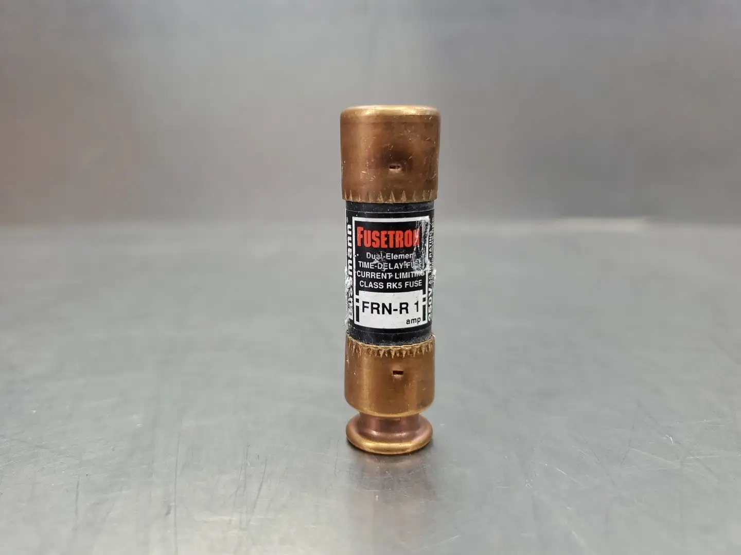 USED Bussmann FRN-R Dual Element Time-Delay Fuses, 1A