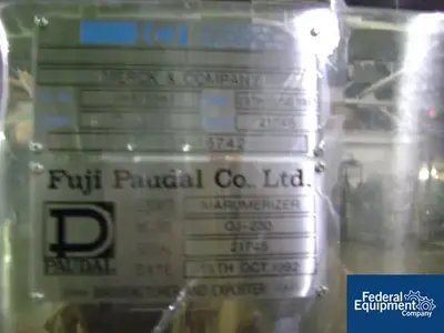 USED Fuji Paudal Fuji Paudal QJ-230 Marumerizer, S/S