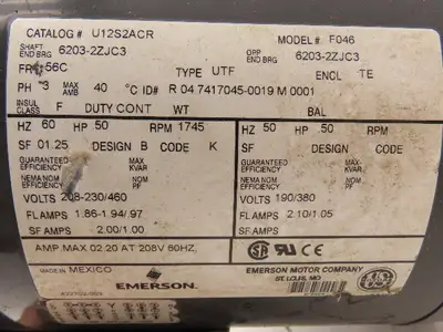 Used US MOTORS _UNKNOWN_ Motors (misc) Indiana US | Arrow Industrial #1365233