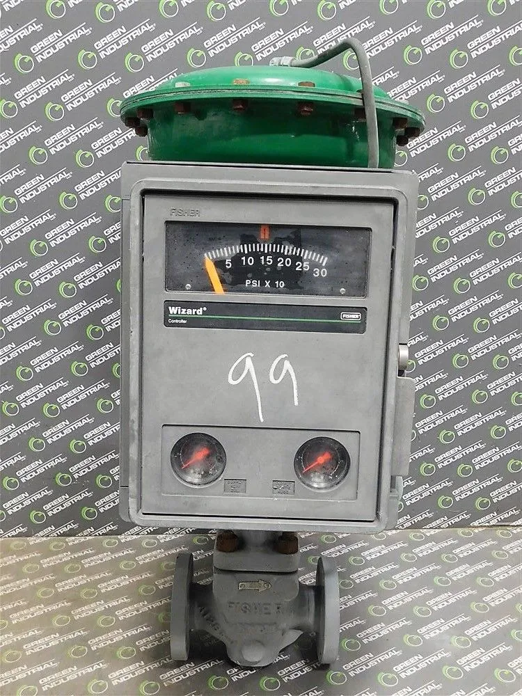 Fisher Actuated Valve Assembly 1" Body Type F7 Port 3/4" CL300/740 PSI CWP Used