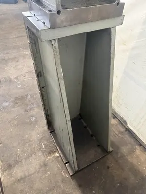 20" WIDE X 80" TALL X 24" DEEP T-SLOTTED ANGLE PLATE SET. STOCK # 0432326