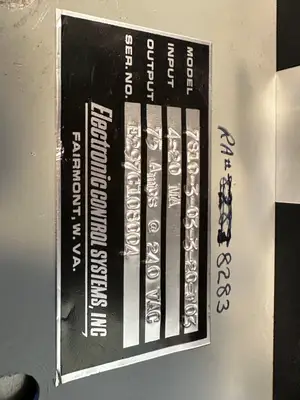 USED Eletronic Control Systems 7810-3-03-3-20-F03