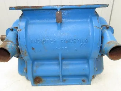 ACS Ancaster Conveying Aero-Flow Pneumatic Rotary Airlock Valve 6x14" Flange