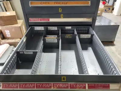30" x 30" x 60" 9-Drawer Tool Cabinet