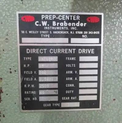BRABENDER 088 Co-Rotating Twin Screw Extruders | Perry Equipment (10)