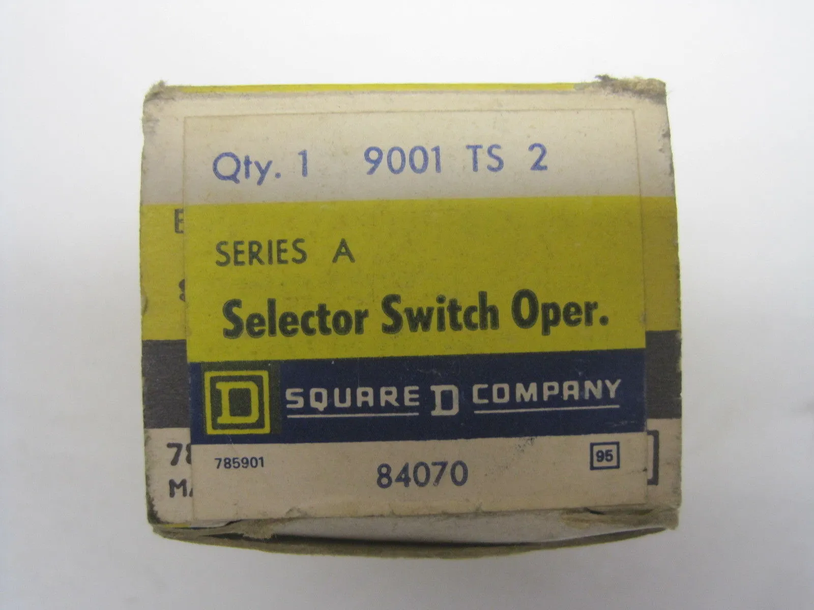 NEW SQUARE D 9001-TS-2 SELECTOR SWITCH