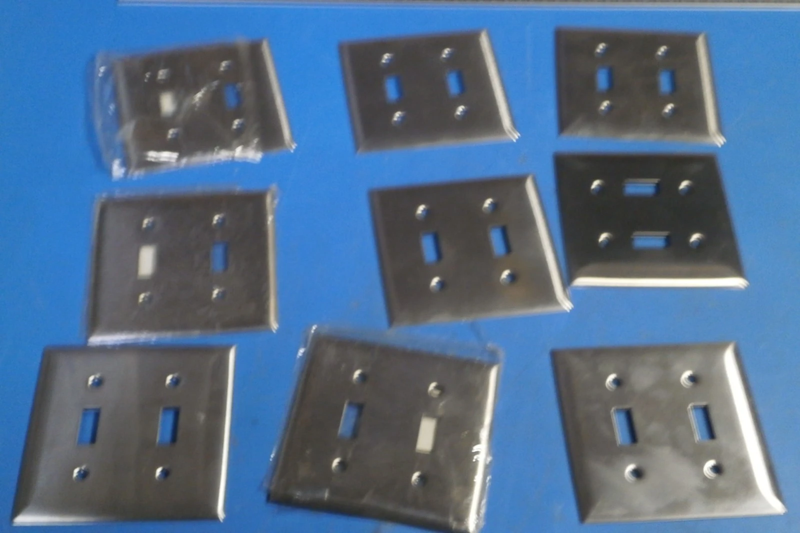 NEW Bryant 2-Gang Toggle Device Switch Wallplate