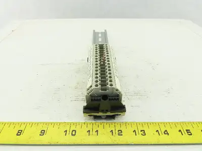 Wieland WK4/U 15 Gray DIN Rail Terminal Blocks (465 Total) Lot of 31