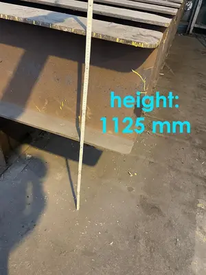 Welding table 5 x 5 meter
