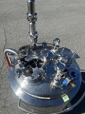 Tank, 80 Gallon (300 Liters), 316L Stainless Steel, Jacketed, 45 PSI Internal #5991214