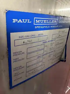USED MUELLER 4,340 GALLON