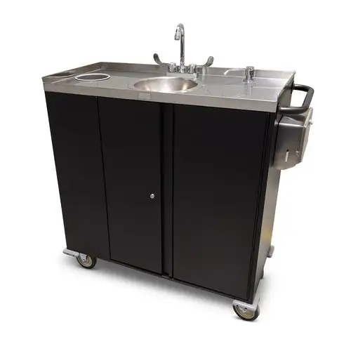 Forbes Industries 40 1/2"H Portable Hand Sink w/ Round Bowl, Cold Water (5742A)