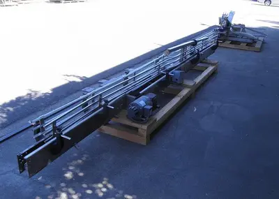 Conveyor, Belt, 4.5" & 3" Sections, Straight & 90° Turn, #S741839