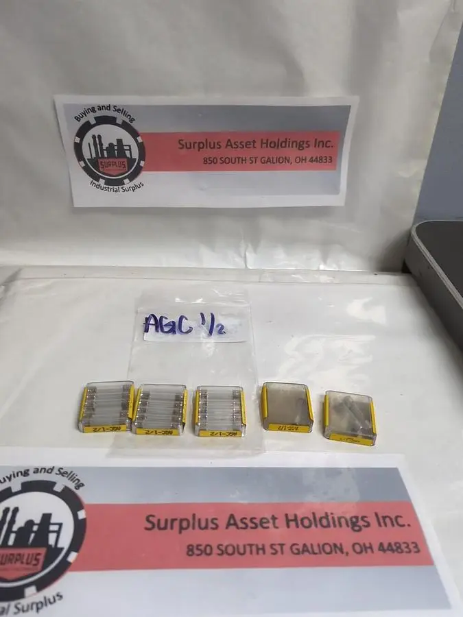 New | in-Stock COOPER BUSSMANN AGC-1/2 Miscellaneous Equipment (Electrical & Power) | Surplus Asset Holdings #1191825