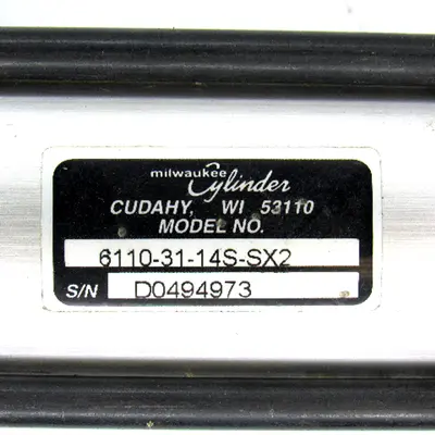 USED MILWAUKEE CYLINDERS 6110-31-14S-SX2
