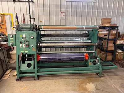 60" WIDE VOORWOOD DUPLEX SLITTER REWINDER MODEL S60-18/187