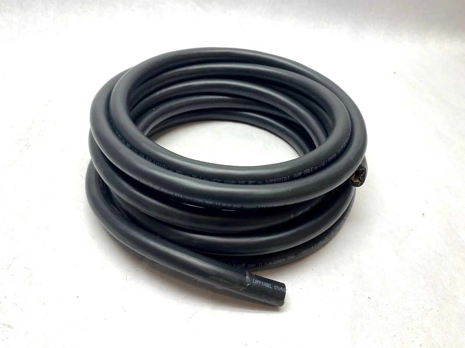 New | in-Stock LAPP 18 FEET- OLFLEX TRAY II 4G10 8/4C 18.0 FT 4C 8 AWG BLACK Cable & Wire | Maverick Industrial Sales #1098910