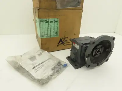 Boston Gear TWF113A-300-DM7 Parallel Shaft Gearbox 300:1 Double Reduction 56C