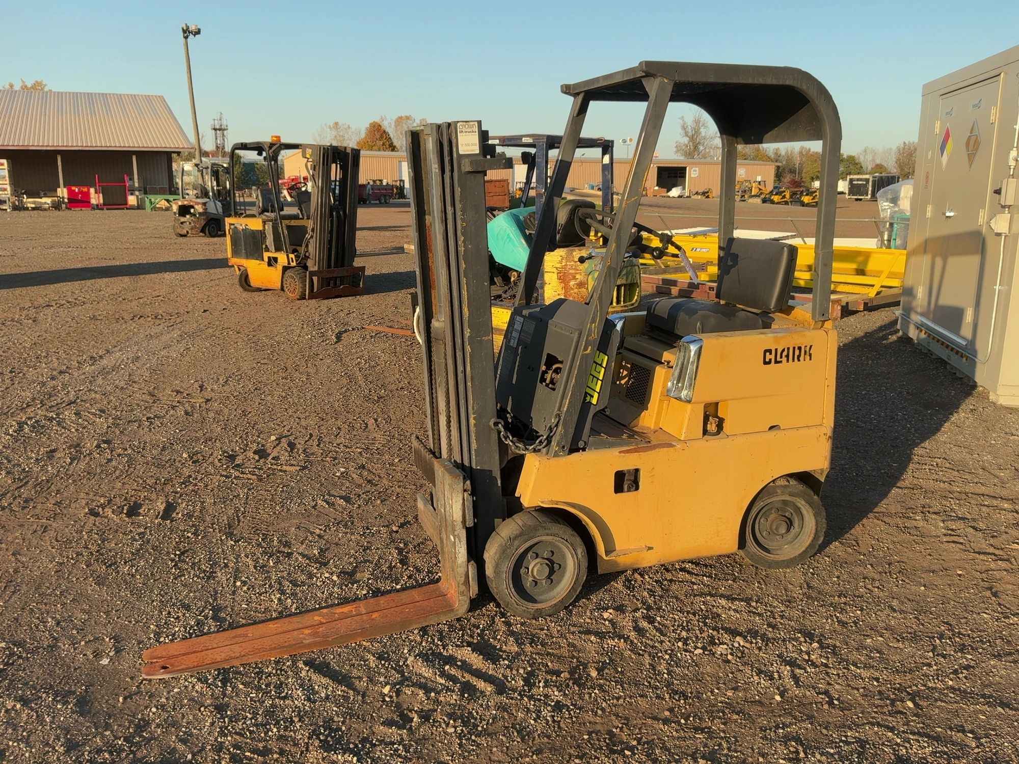Used CLARK C20 4-Wheel Sit down Electric Counterbalance Forklifts Michigan US | Miedema Asset Management Group #1579468