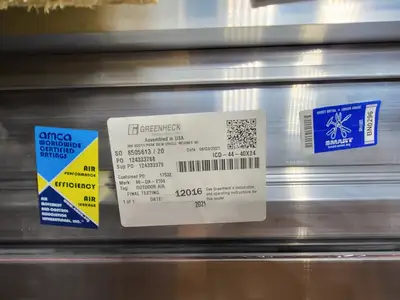 NEW 2021 GREENHECK ICD-44-40X24