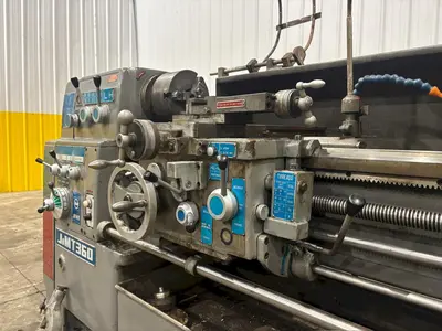 14" X 40" JIMT 360X1000 GAP BED GEARED HEAD ENGINE LATHE 1.5" HOLE: YOBRO #24325