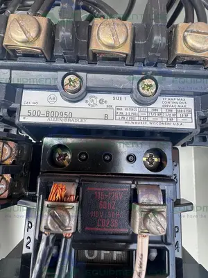 USED ALLEN BRADLEY 500-B0D950 SERIES B CONTRACTOR W/ ENCLOSURE 7" X 10"X 5"